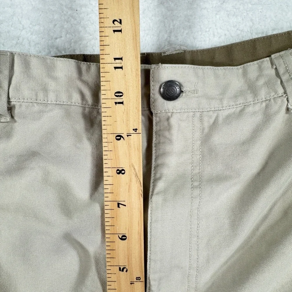 Columbia Pants Mens Cotton Casual Pants 42 x 32(31) Beige Comfort Canvas‎